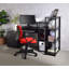 Bureau d'ordinateur Lyphre à finition noire (sans la chaise de bureau)-1633558265