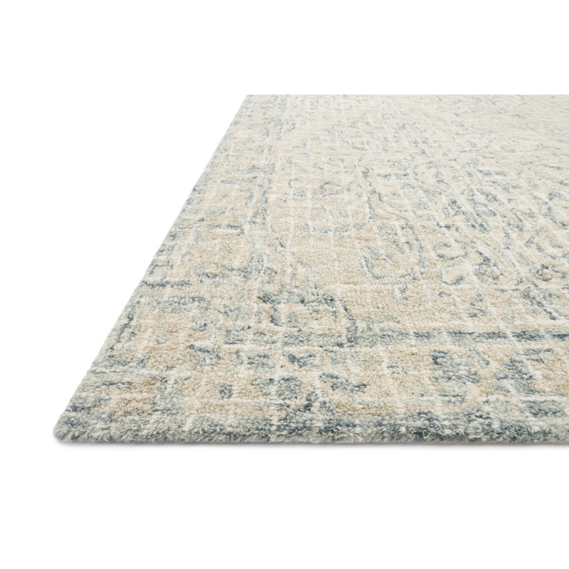 Zeinab Wool Abstract Indoor Rug, Rectangle 3'6" x 5'6"