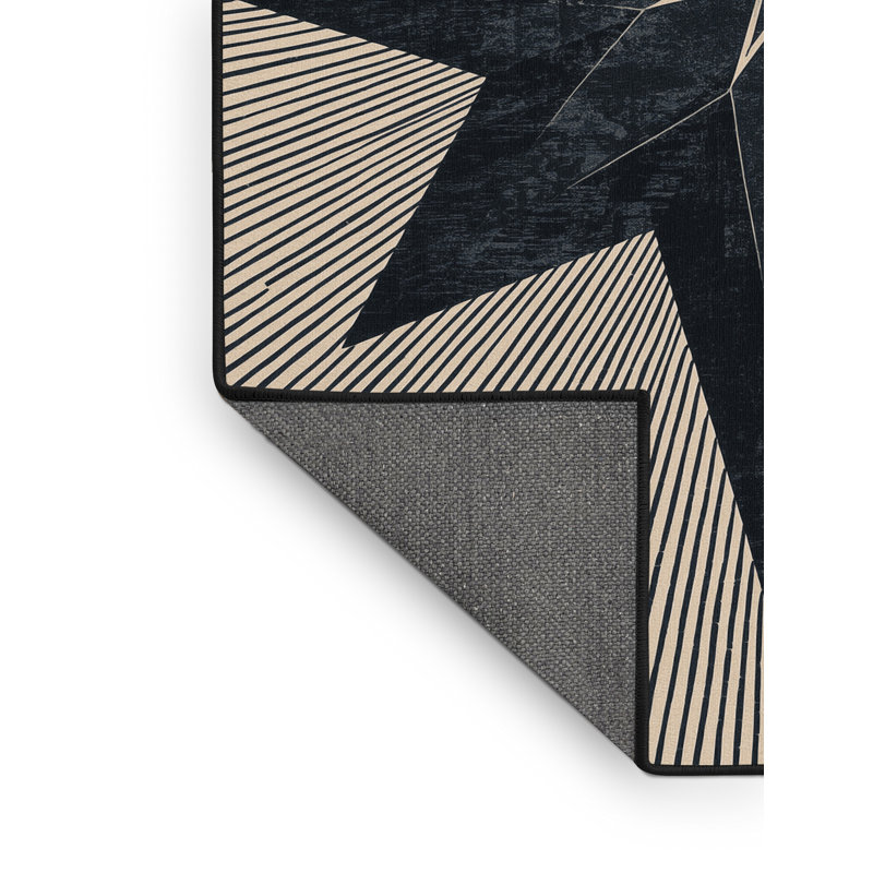 Tapis gris moelleux doux et luxueux Eberhard, Rond 8 pi