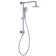 7-Spray Multifunction 1.8 GPM Round Wall Bar Shower Kit With Fixed Shower Head And Hand Shower