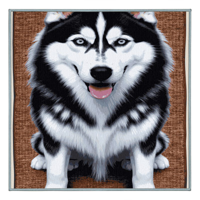  Tapis lavable Husky de Sibérie