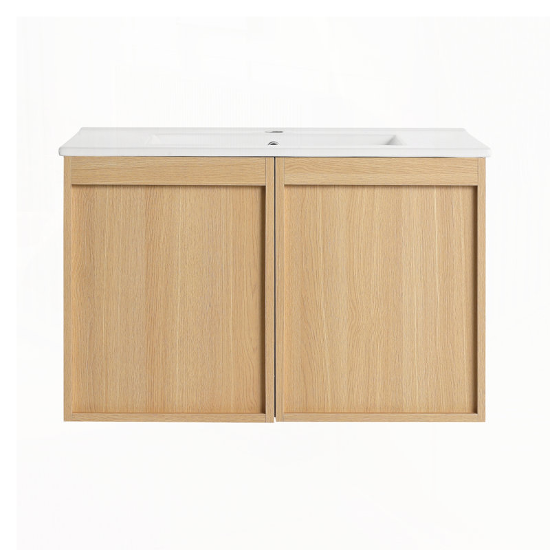 Meuble-lavabo flottant 30 po avec lavabo, 30"