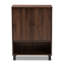 Armoire de rangement pour chaussures 8 paires avec finition brune Marialy, H 32,1 po x l 23,6 po x P 11,8 po