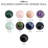 Natural Polished Gemstone Sphere, Decorative Accent, Smooth Ball Home Decor, 23mm-91028319