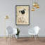 «Small Pug Dog», reproduction sur toile-98493912