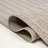Alaire High-Low Minimalist Angle Geometric Beige/Cream Indoor/Outdoor Rug-1837676049