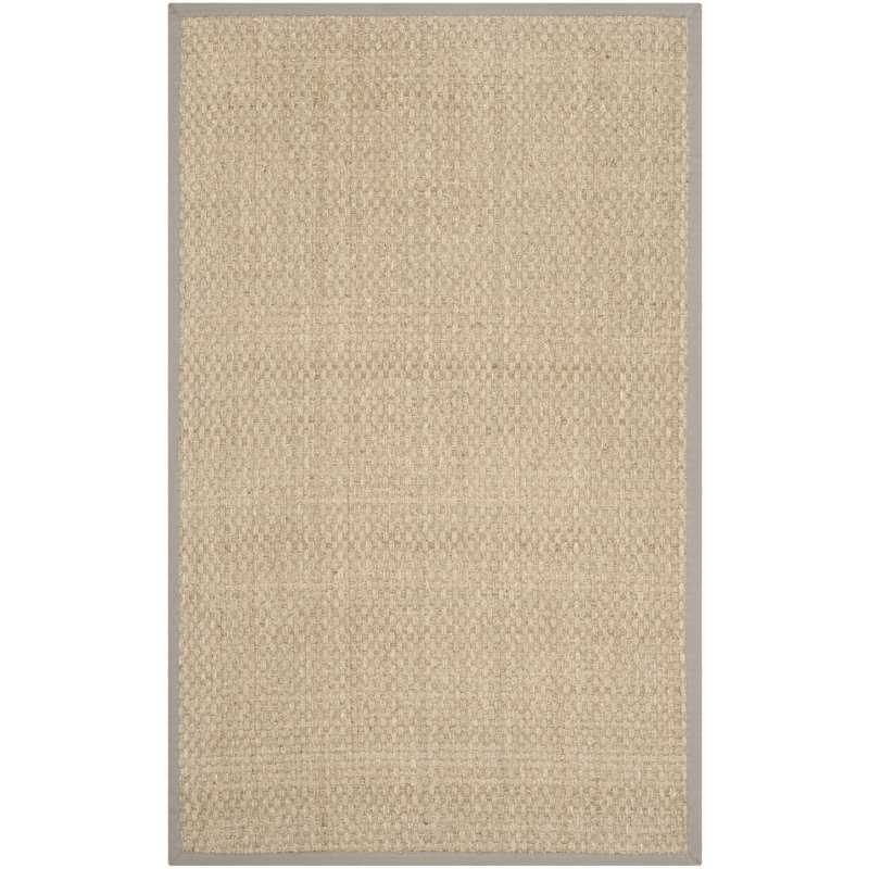 Jeremy Machine Woven Beige/Grey Rug, Rectangle 61 x 91 cm
