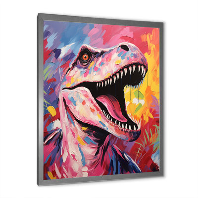 Popart Dino Elegance - Dinosaur Wall Art