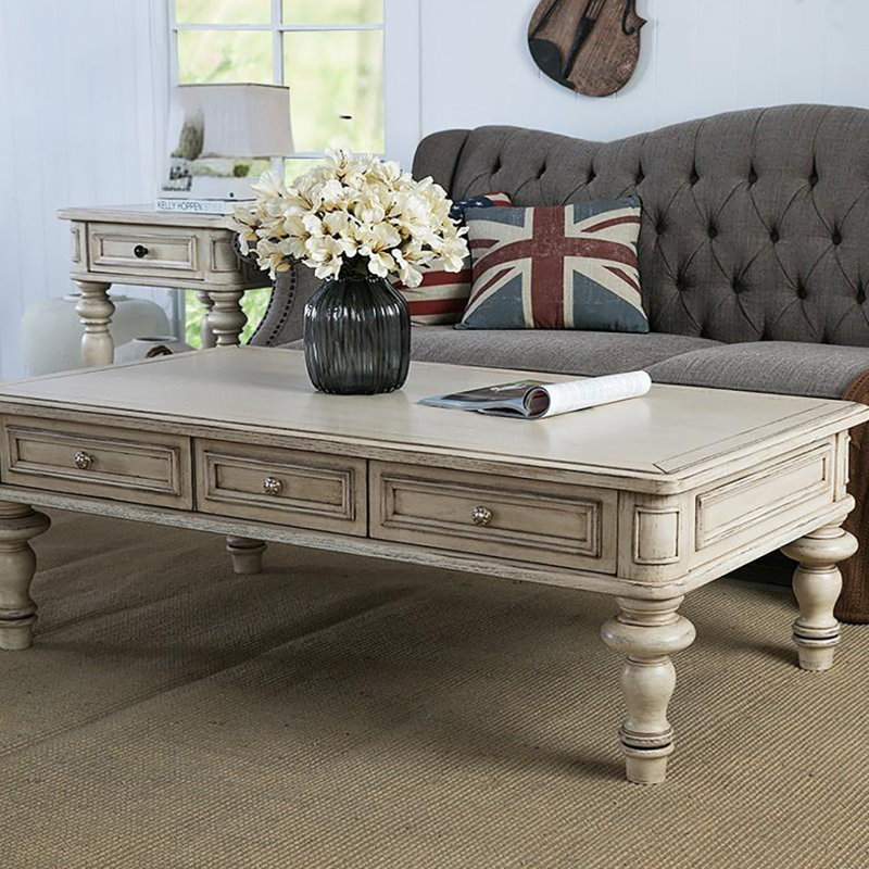 Table basse American American, H 19,7 po x L 47,2 po x l 23,6 po
