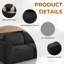 Modular Corduroy 404cm 4-seater Sofa With 1 Ottoman, No Assembly Required, With High Rebound Sponge-1054521142