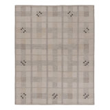Scandinavian Wool Geometric Area Rug