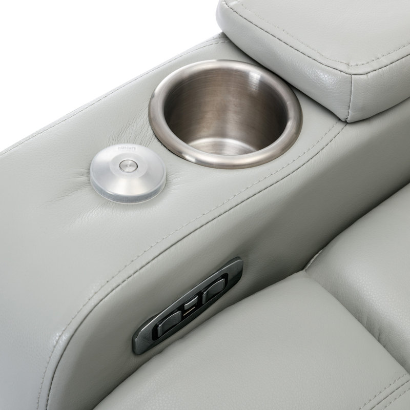 Power Motion Recliner Electric Power Recliner With USB Charging Port, Hidden Arm Storage, Convenient Cup Holder And Bluetooth Speaker,  Light  Brown(Old Sku:SG000800AAS)