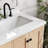 Cambridge 67'' Solid Wood Double Bathroom Vanity in Oak, with 1.5'' Pure White Quartz Top, Center, Rectangle Sink-132281593-107291334