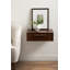 Geoffry Mango Solid Wood Floating Wall Shelf with Drawers-1409214028