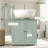 Freestanding Under Sink Vanity Cabinet with Two Doors and Adjustable Shelf-119834467
