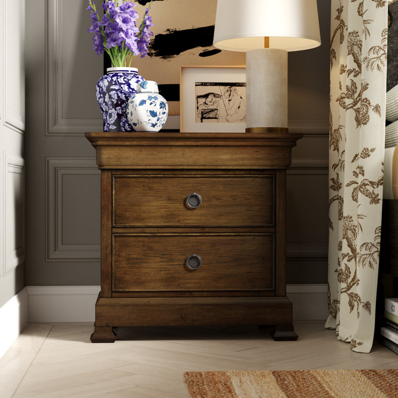 Archivist Three-Drawer Nightstand