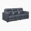 Canapé inclinable électrique double en similicuir de 84 po Tavian-369505460