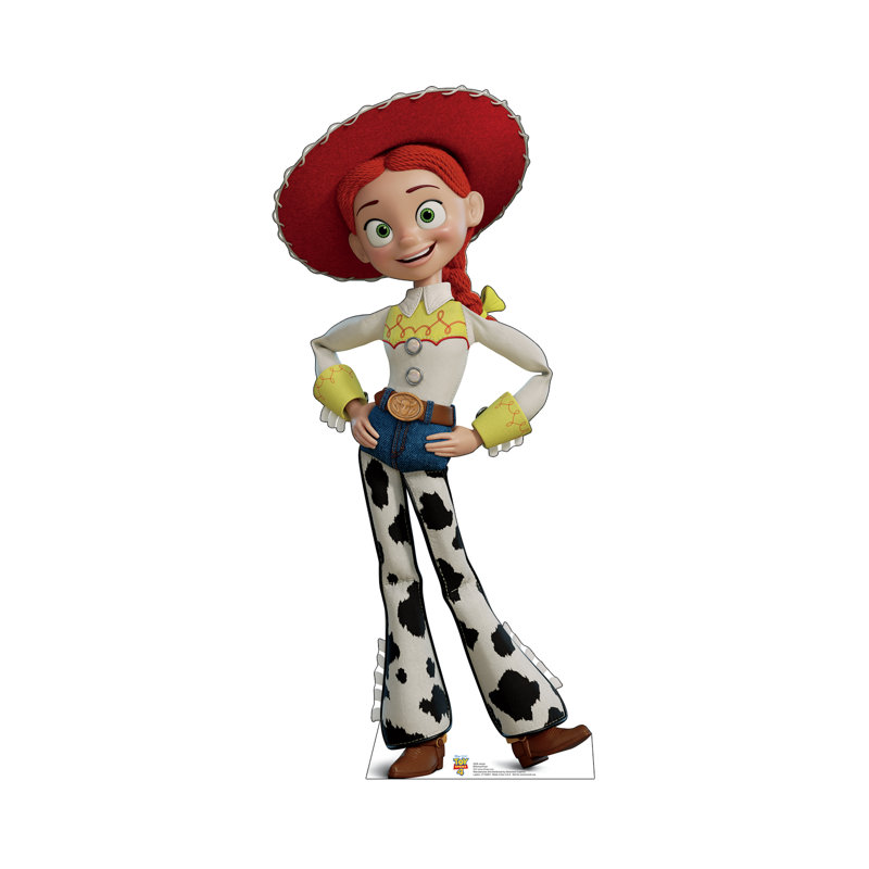 Accroche en carton 4 jouets jessie disney/pixar