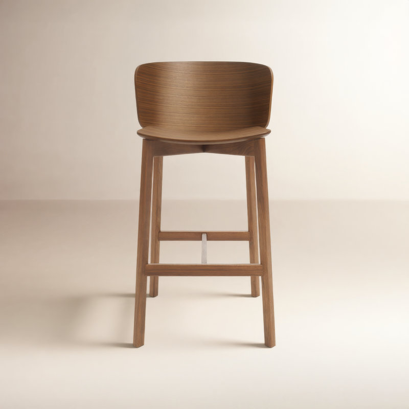 Buddy Stool, Walnut, Bar Stool (32" Seat height)