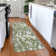 Premium Machine Washable Prisco Green Rug