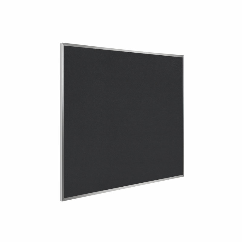 Wall Mounted Recycled Rubber Bulletin Board, Tan, 35.88" H x 47.88" W x 0.56" D