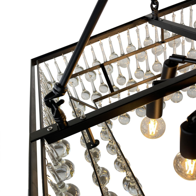 Kaman 8 - Light Dimmable Square/Rectangle Chandelier