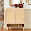 Multi-Functional Shoe Storage Cabinet with Rattan Doors and Drawers-1145447444