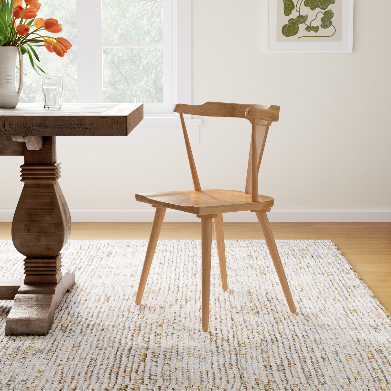 Oak Dining Chair, Oak