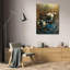 «Ducks in Autumn Reeds» par Alexander Koester - Art mural sur toile tendue avec châssis-810819343