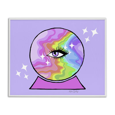 Giclée mystique à œil de boule de cristal, design par Katie Conley