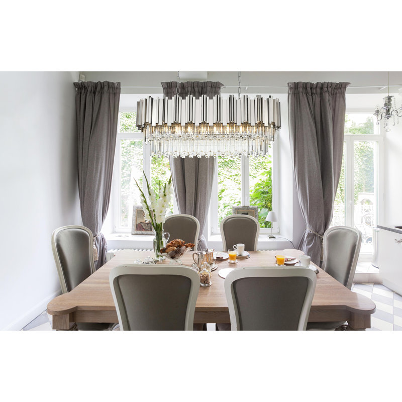 Lenora 36 inch Chandelier, Chrome