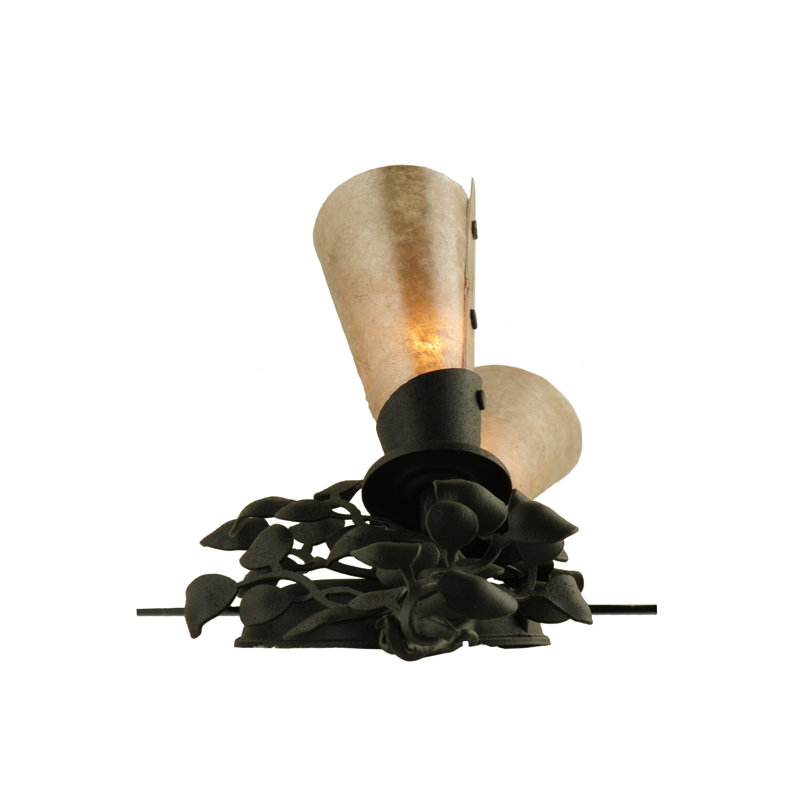 Rustic Lodge 2 - Light Armed Sconce, Old Wrought Iron