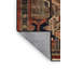 Tapis art déco brun lavable à la machine-1328822495