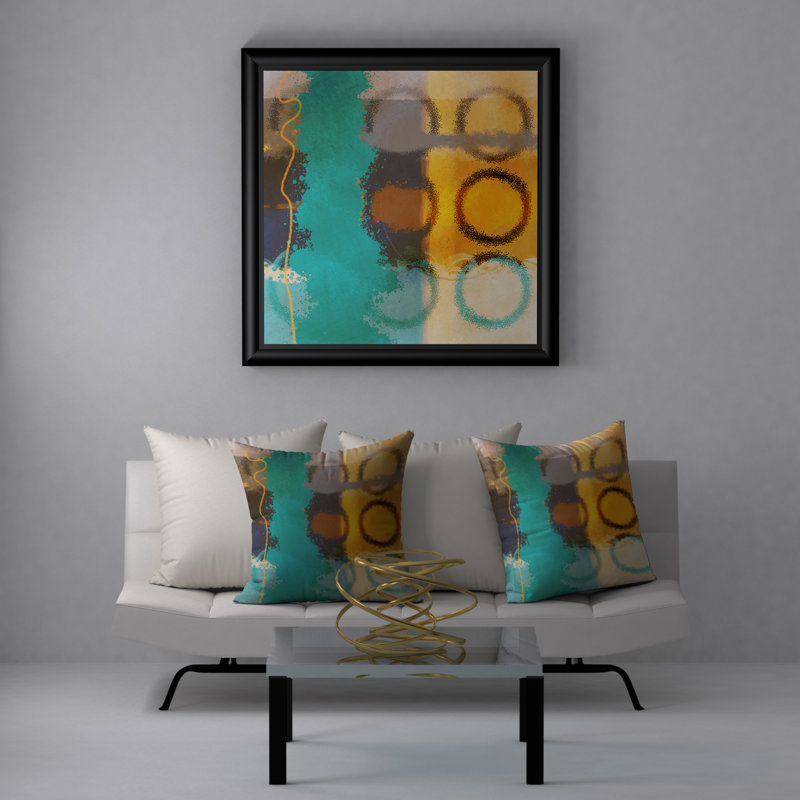 Geometric Reversible Throw Pillow, 20" x 20"