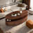 Natural Walnut Wood Coffee Table-131648012
