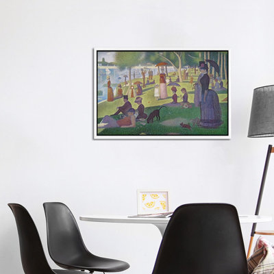 Sunday Afternoon on the Island of La Grande Jatte, 1884-86 by Georges Seurat - 1 Piece Painting on Canvas