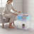 Modern 20" Acrylic 3-Tier End Table - Minimalist Nightstand & Side Table-922087101