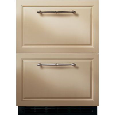 Monogram 24" Integrated Double Drawer Refrigerator