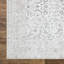 Tapis lavable antidérapant à bordure traditionnelle beige / blanc cassé 2 pi x 3 pi-1377176950