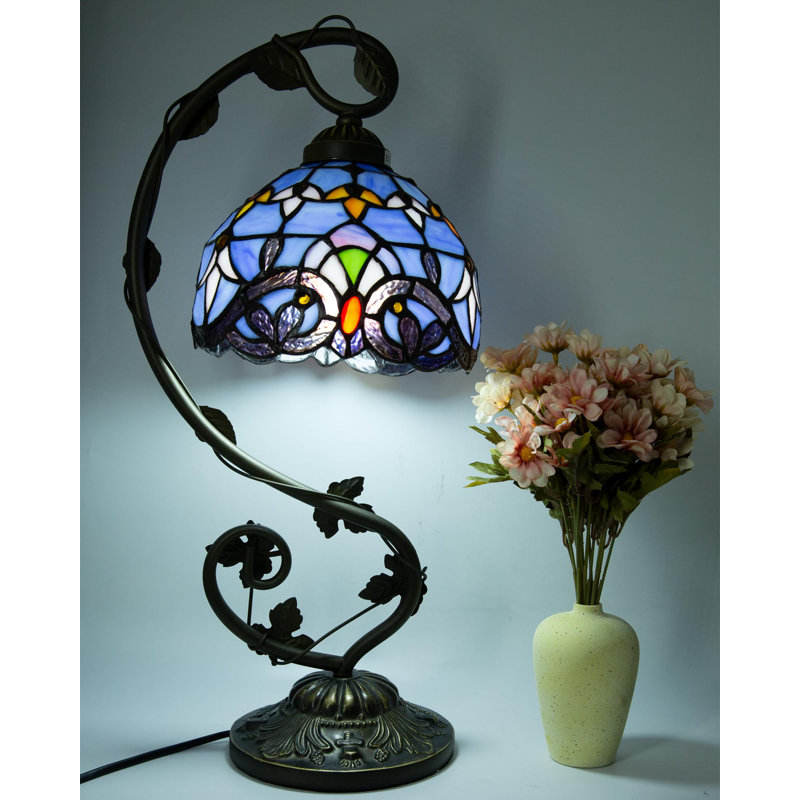 Resin Table Lamp, Purple
