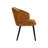 19'' H Upholstered Metal Beech Armchair