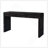 Curved Console Table With Storage, Wooden Entryway Table With 2 Drawers, Farmhouse Rustic Console Tables For Entryway, Hallway, Living Room, Distressed Black-605456964
