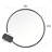Aloysius Metal Flat Wall Mirror-89092641-110987668-89092638