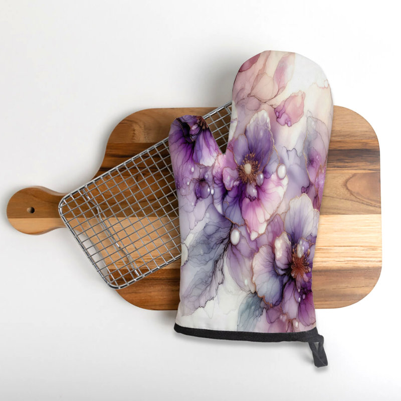 Sergé de coton violet