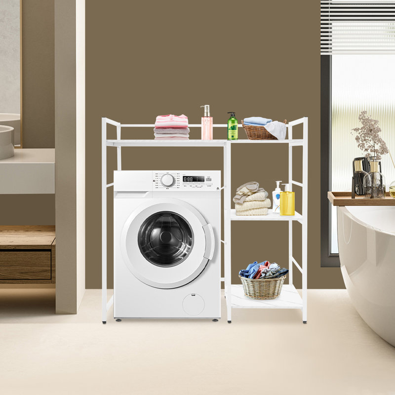 Étagère de rangement laveuse et sécheuse pour salle de bain