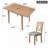 Versatile Foldable Dining Set for Compact Spaces-271993359-271993347