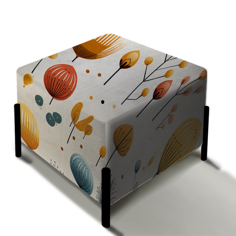 Repose-pieds Mcm Scandinavian Harmony - Mid-Century