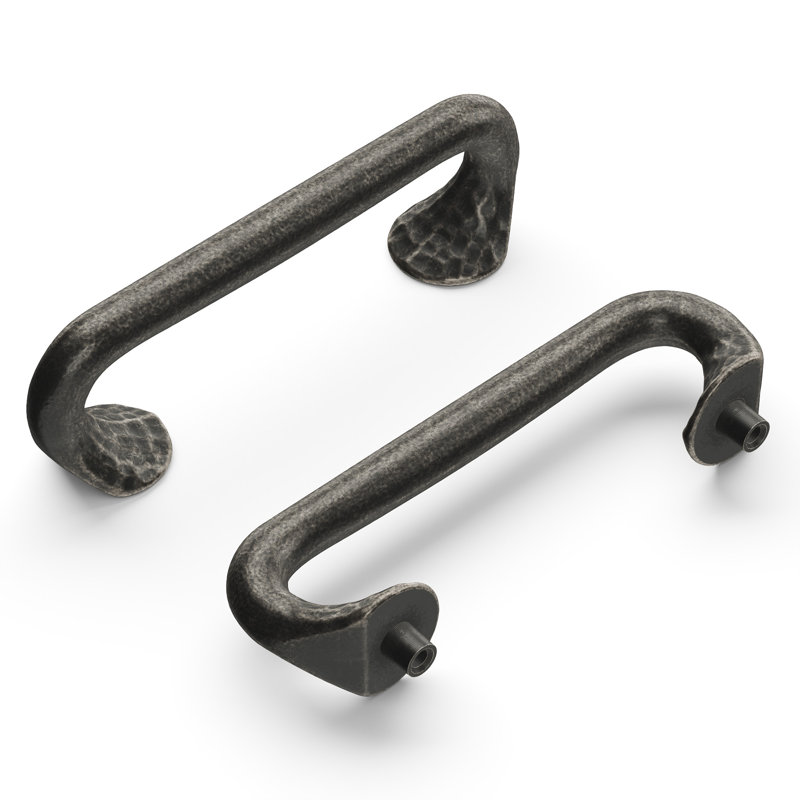 Craftsman Kitchen Cabinet Handles, Solid Core Drawer Pulls for Cabinet Doors, 3", Windover Antique
