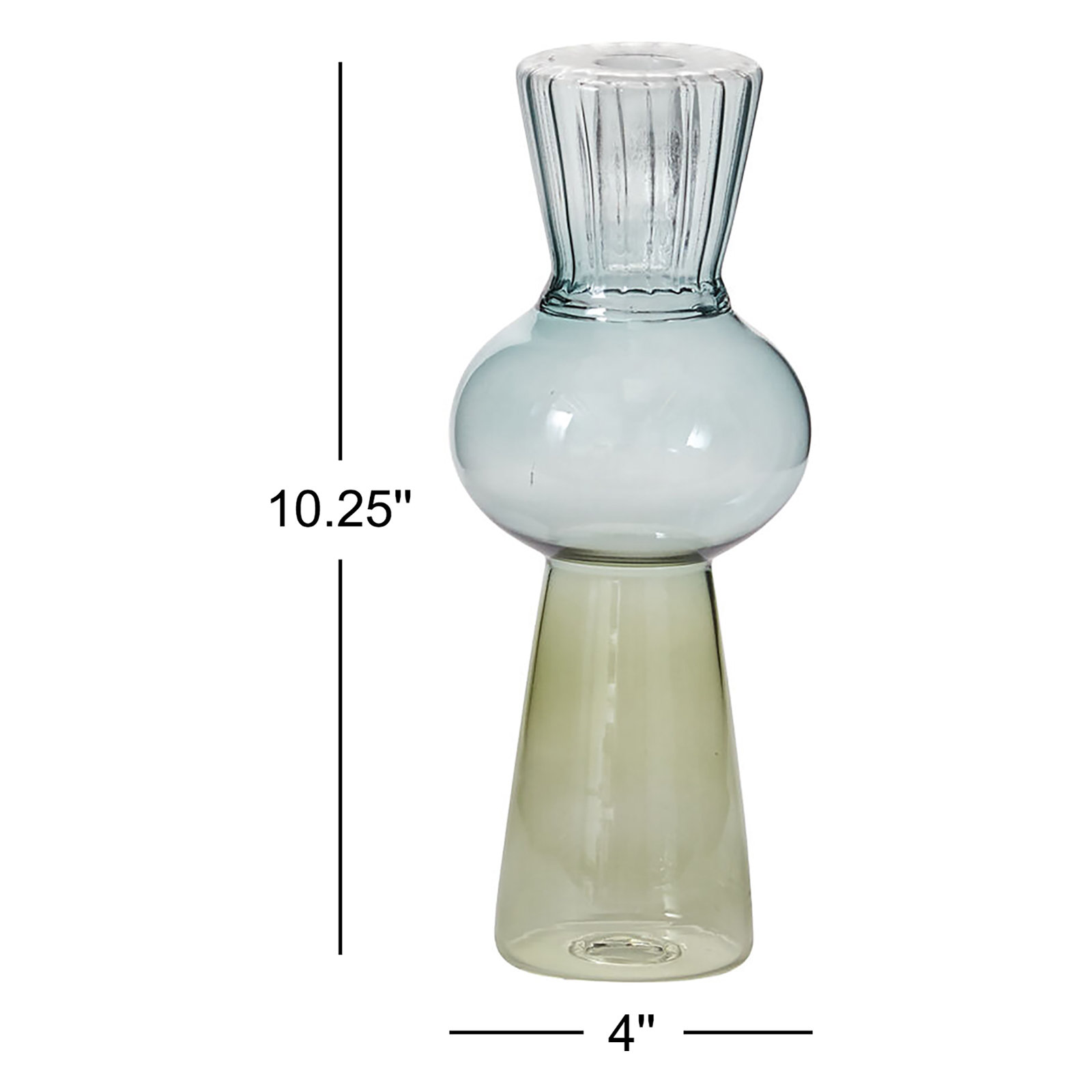 Venita Glass Candlestick Holder