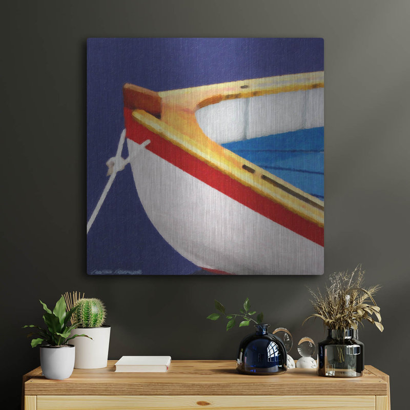 Art mural en métal «Longical Tides 14» par Carlos Casamayor, H 24 po x l 24 po
